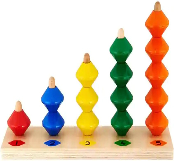 Numerical Bead Stacker for Kids